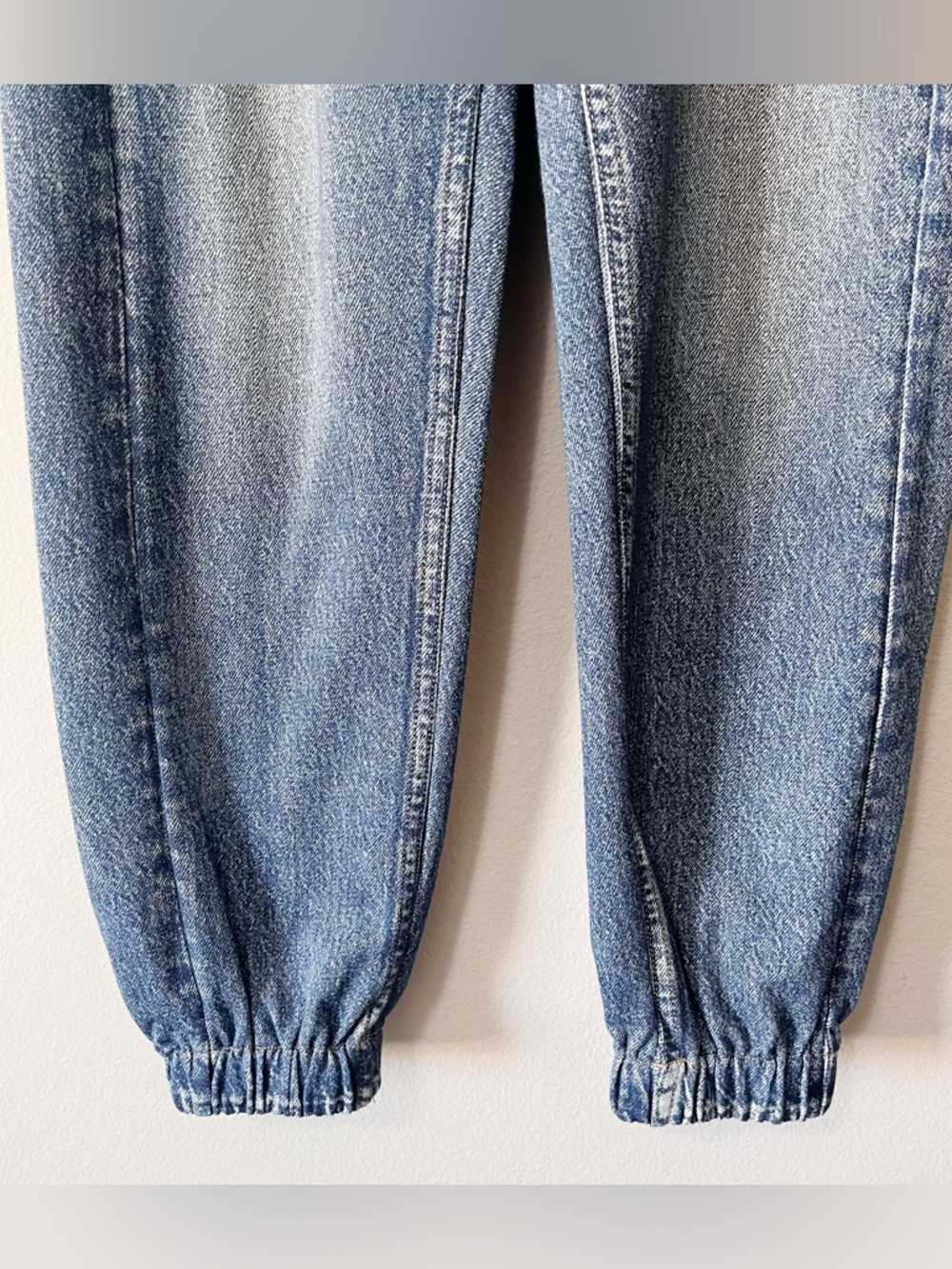 Rag & Bone Miramar Denim Cotton Terry Jogger Pants Blue Size XS Midrise Pockets - Picture 5 of 10